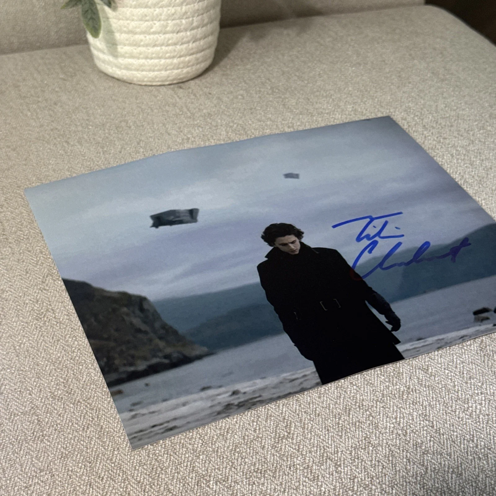 Timothee Chalamet Auto Signed “ DUNE “ Autographed 8x10 Photo w/ COA Proof !!, изображение 3