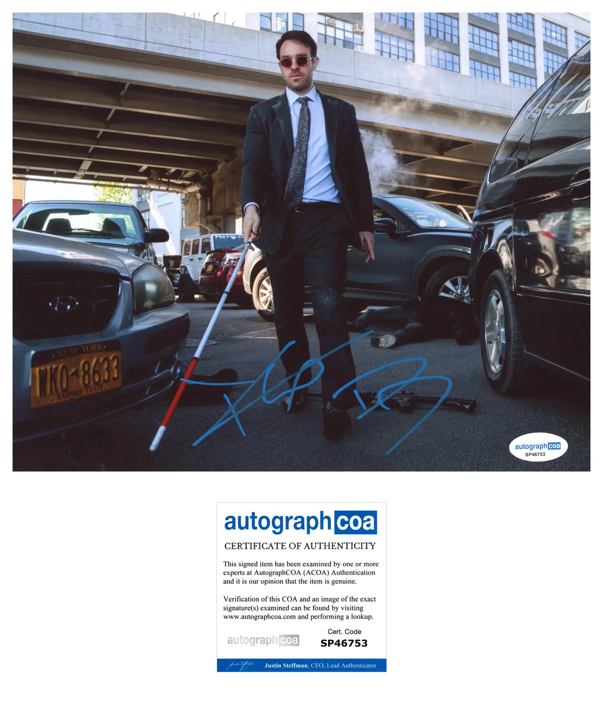 Charlie Cox Daredevil Autographed Signed 8x10 Photo ACOA, изображение 2
