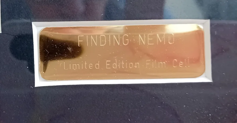 Finding Nemo Framed 35mm Film Cell Display - COA Authenticated - Disney Pixar, image 3