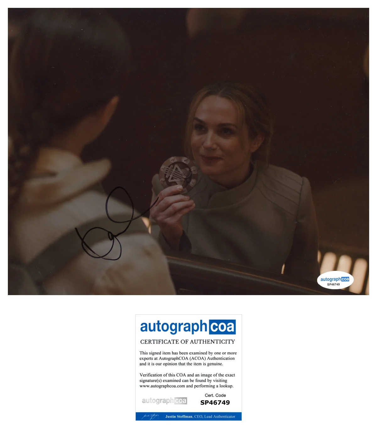 Kerry Condon Skeleton Crew Autographed Signed 8x10 Photo ACOA, изображение 2