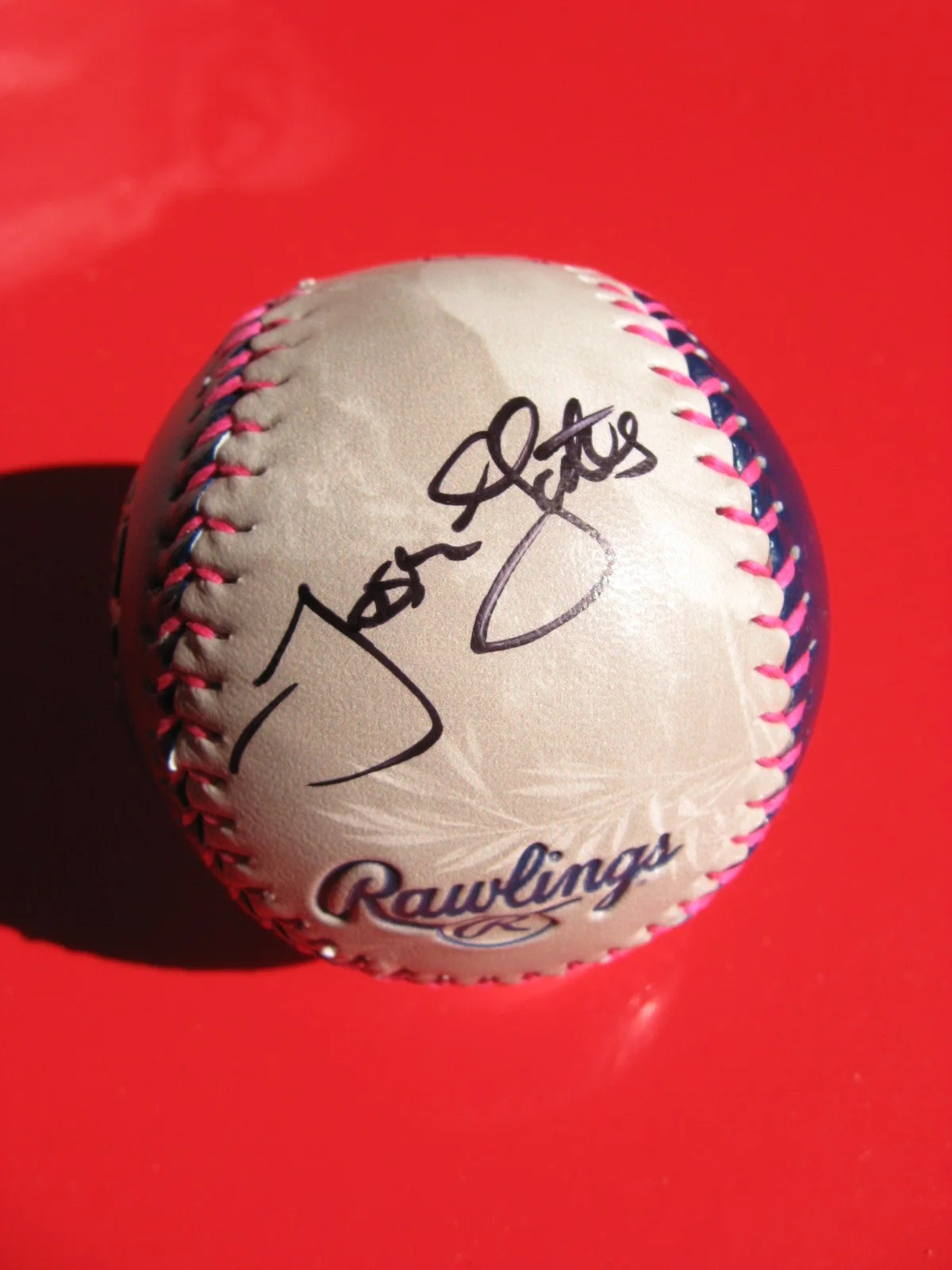 JOSH GATES — JOSH GATES SIGNED EXPLORERS CLUB 122 DINNER BASEBALL "EXPEDITION UNKNOWN", image 2