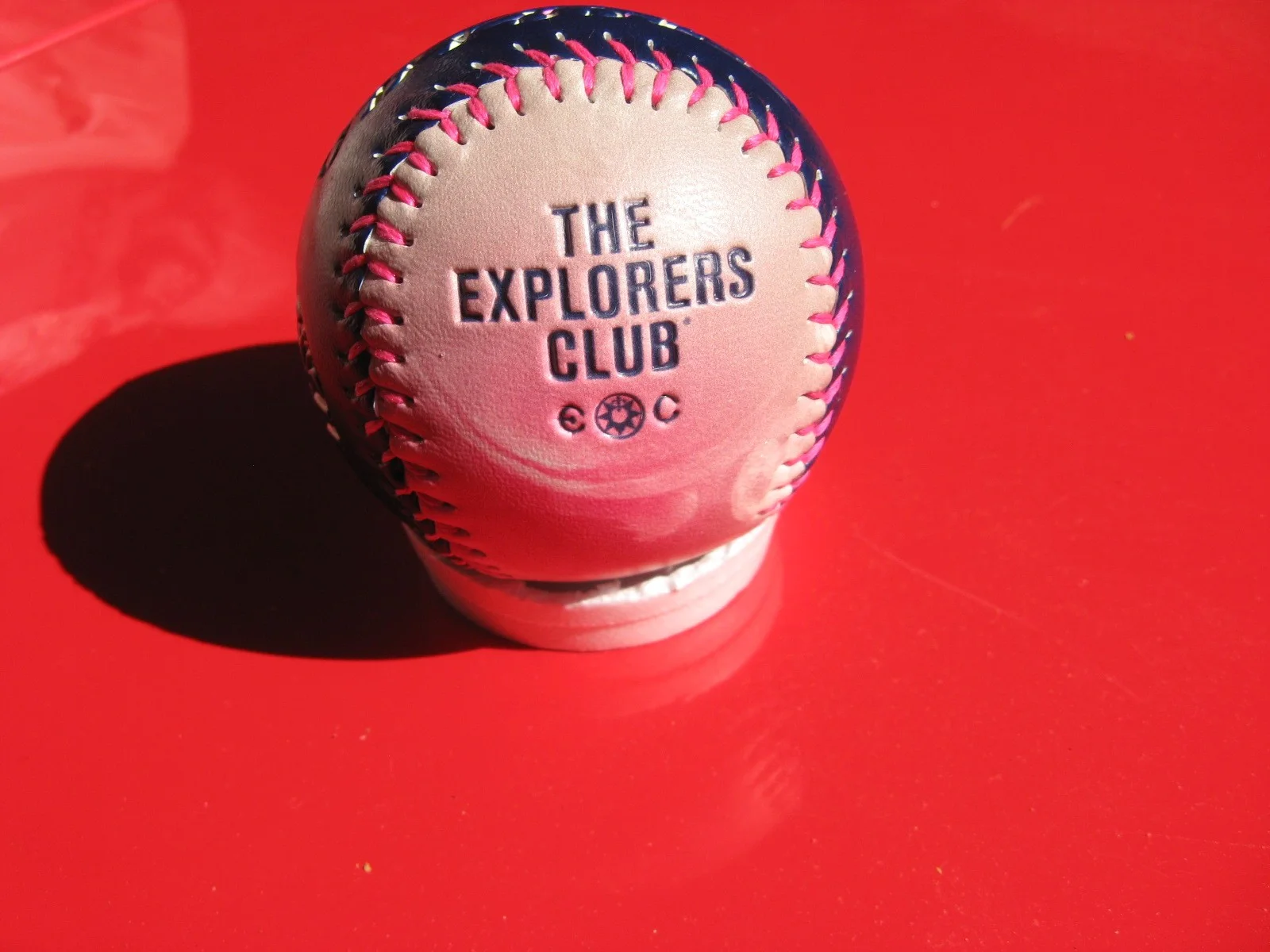 JOSH GATES — JOSH GATES SIGNED EXPLORERS CLUB 122 DINNER BASEBALL "EXPEDITION UNKNOWN", image 3
