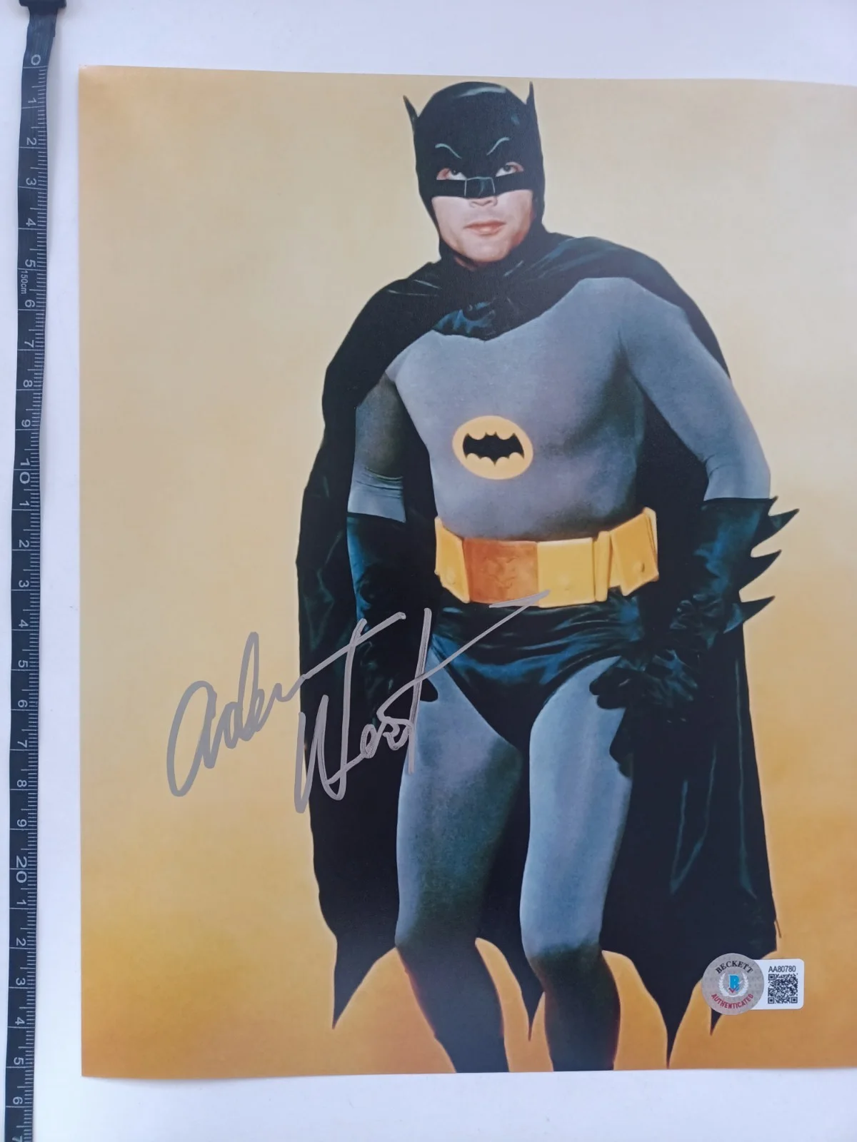 Adam West Signed Batman Photo Autograph with COA Certified, image 3