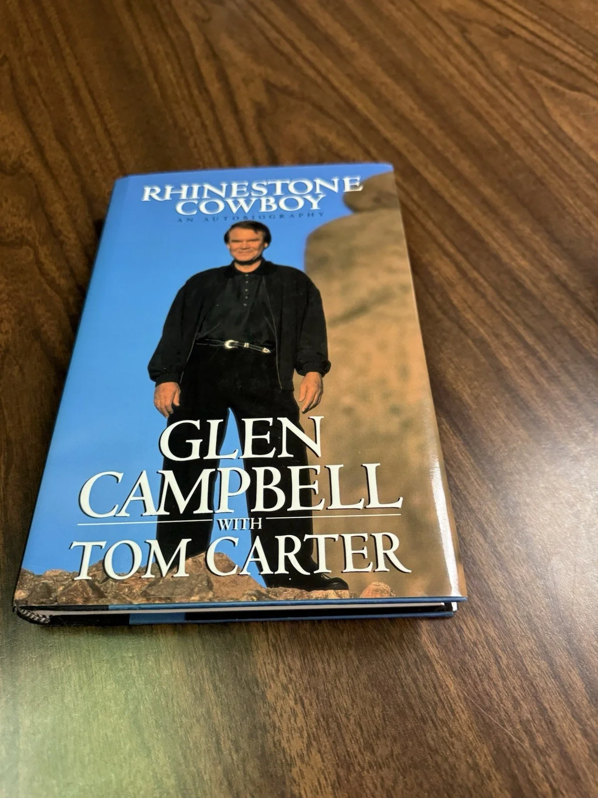 Glen Campbell Rhinestone Cowboy Signed Autobiography Hardcover with Tom Carter, image 4