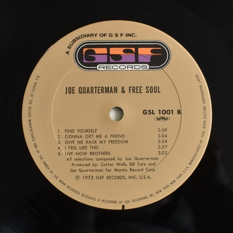 Sir Joe Quarterman & Free Soul - Sir Joe Quarterman & Free Soul (LP), изображение 5
