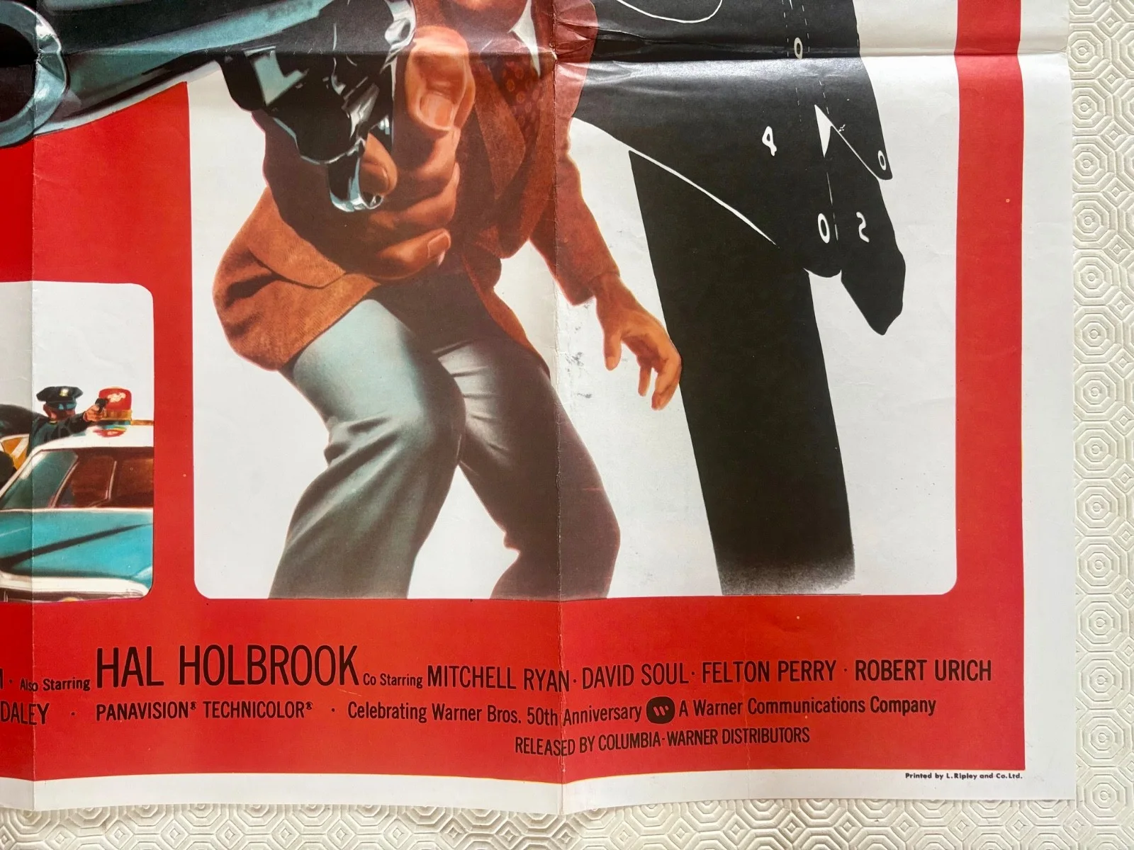 Magnum Force Original 1973 Quad Poster Clint Eastwood Dirty Harry, изображение 3