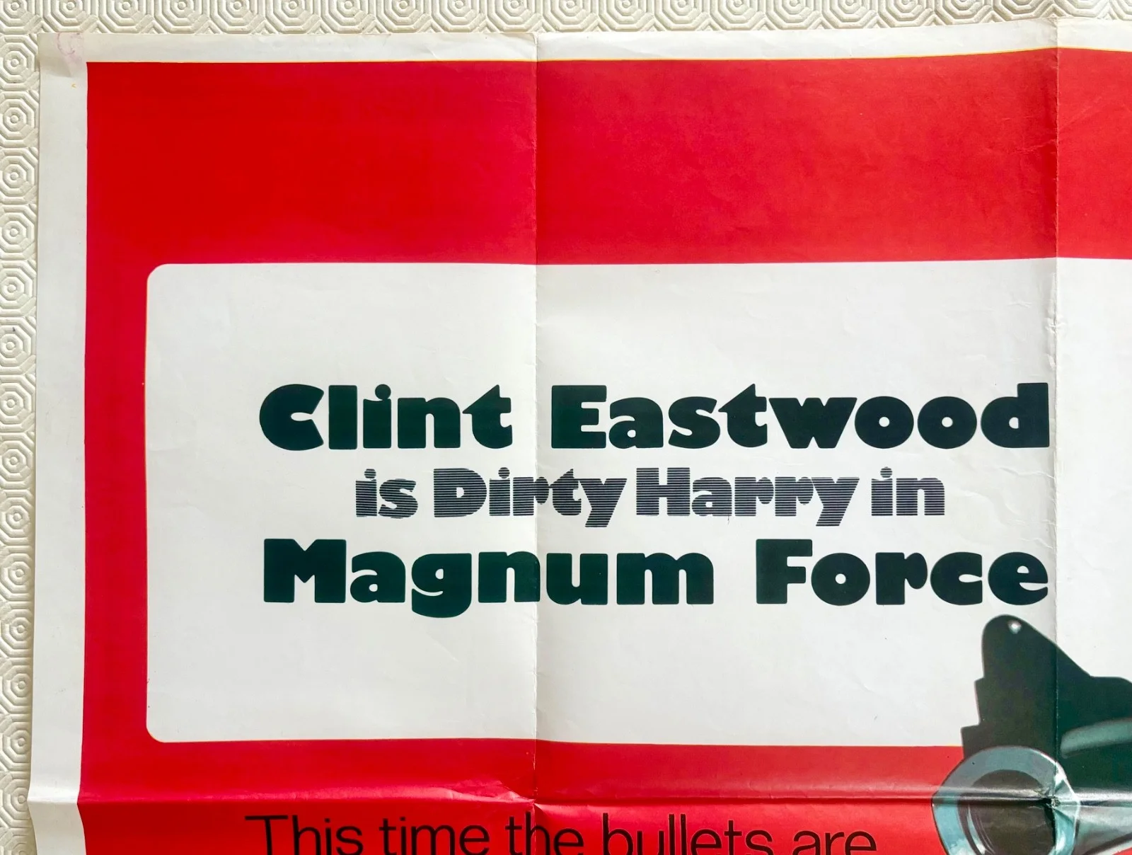 Magnum Force Original 1973 Quad Poster Clint Eastwood Dirty Harry, изображение 5