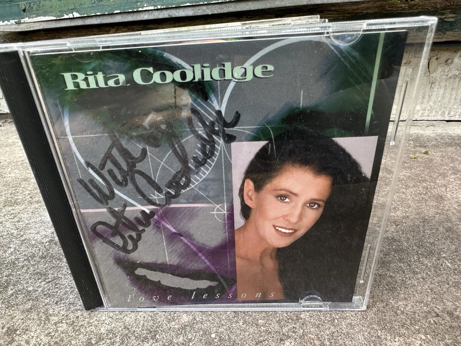 SIGNED AUTOGRAPH With Love Rita Coolidge Love Lessons CD Compact Disc, image 2
