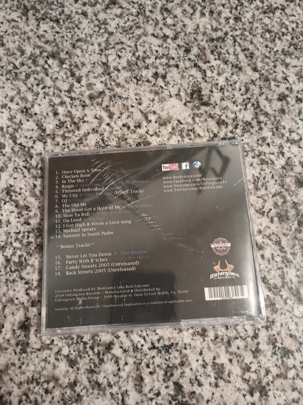 Reni Falcone Autographed Cd, image 2