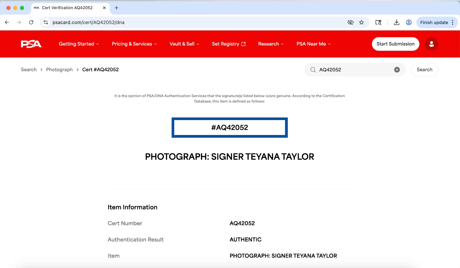 Teyana Taylor — Teyana Taylor signed 8x10 photo autograph PSA One Battle After Another poster, image 3
