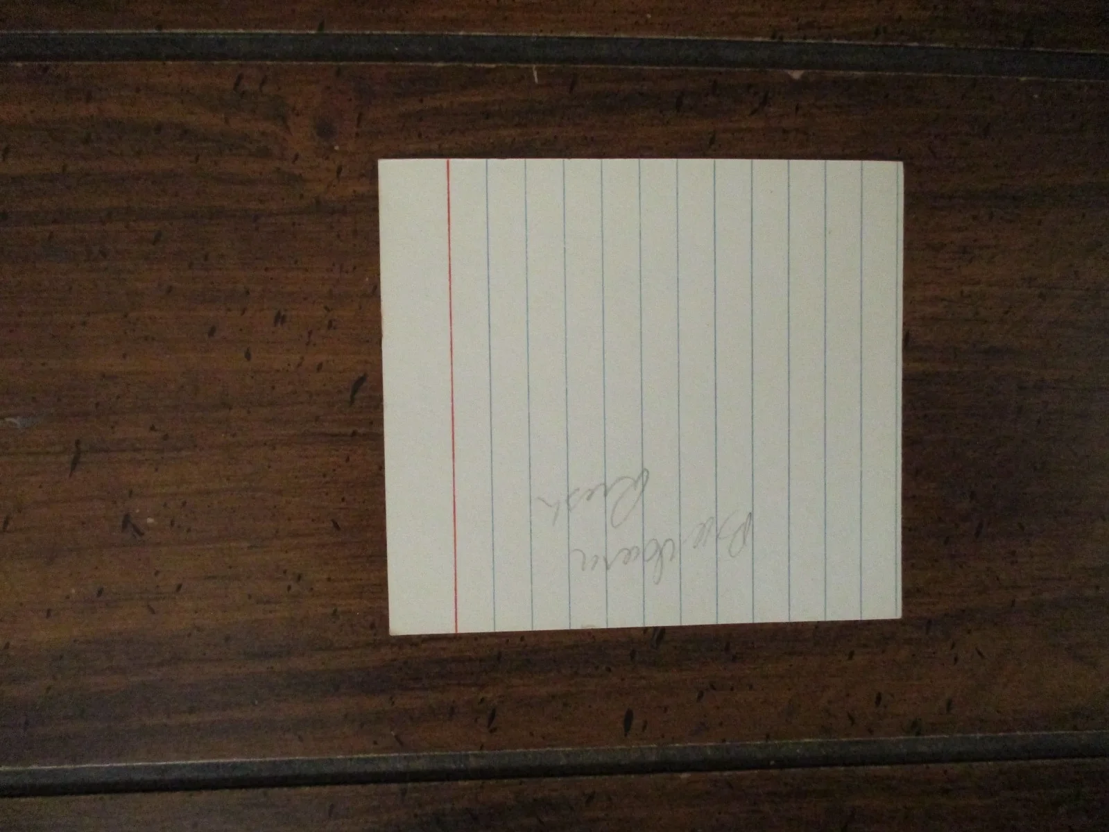 BARBARA RUSH ("It Came From Outer Space/Hombre")Signed Trimmed Index Card, image 3