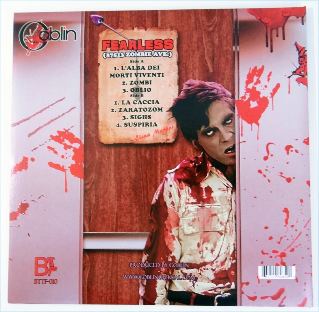 Goblin ‎Fearless 37513 Zombie Ave Black Signed by Maurizio Guarini Vinyl Record, изображение 4