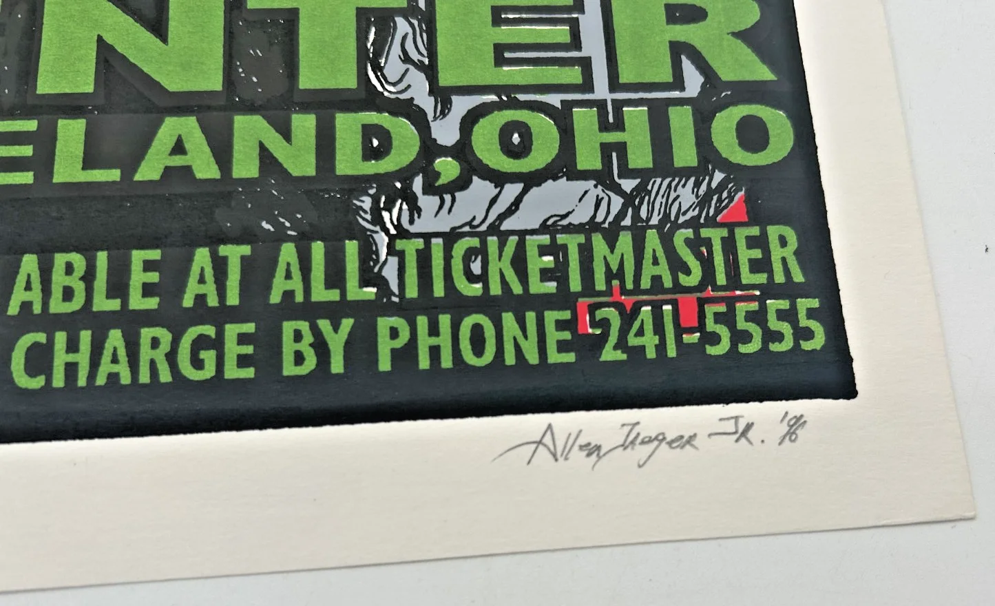 MINISTRY | THE YOUNG GODS | SIGNED AND NUMBERED | POSTER | APRIL 4TH | OHIO, image 3