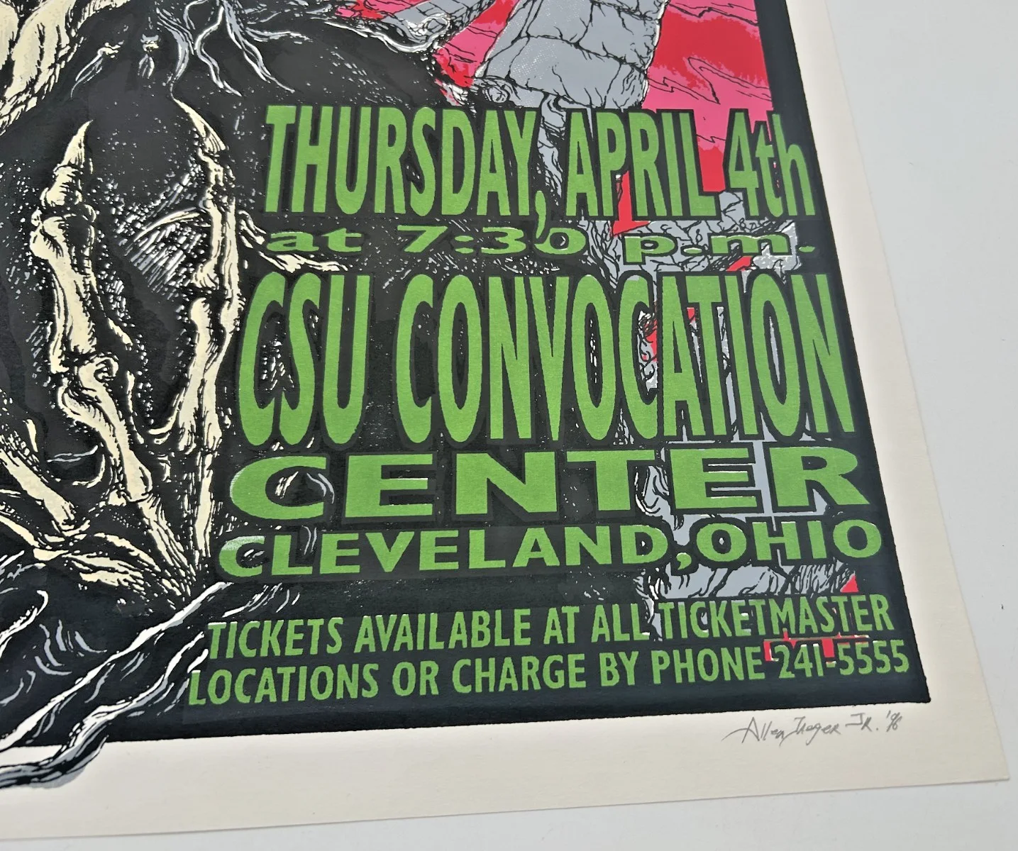 MINISTRY | THE YOUNG GODS | SIGNED AND NUMBERED | POSTER | APRIL 4TH | OHIO, image 4