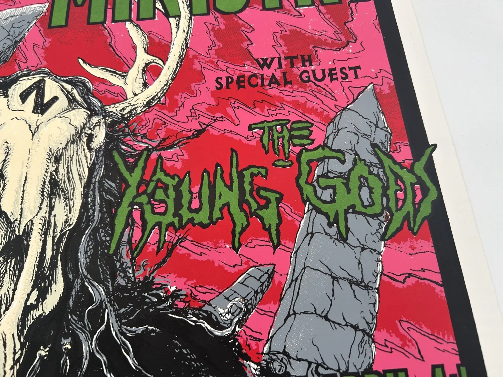 MINISTRY | THE YOUNG GODS | SIGNED AND NUMBERED | POSTER | APRIL 4TH | OHIO, image 5