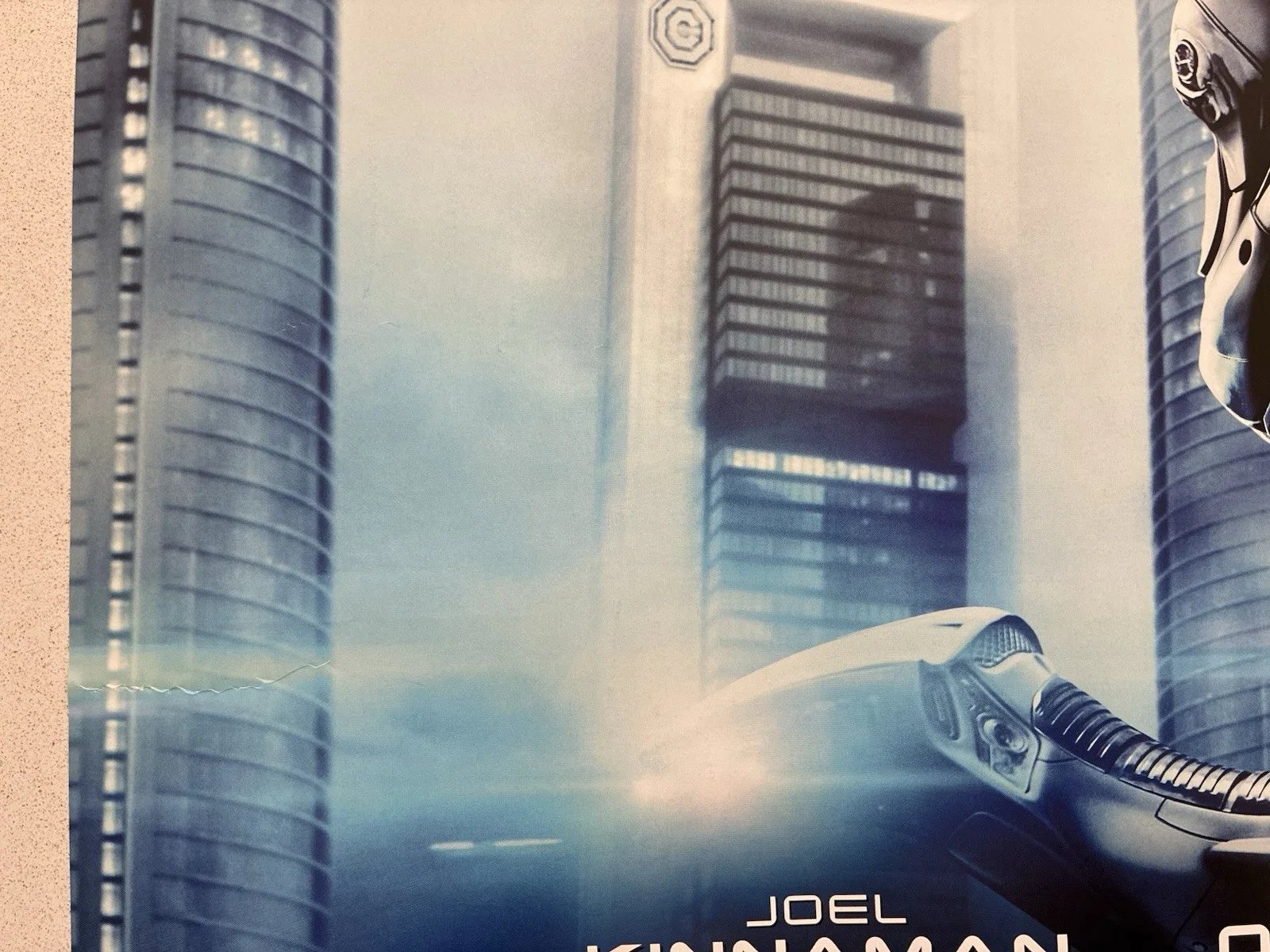 ROBOCOP - JOEL KINNAMAN - ORIGINAL UK CINEMA QUAD POSTER 2013 30x40” GARY OLDMAN, изображение 4