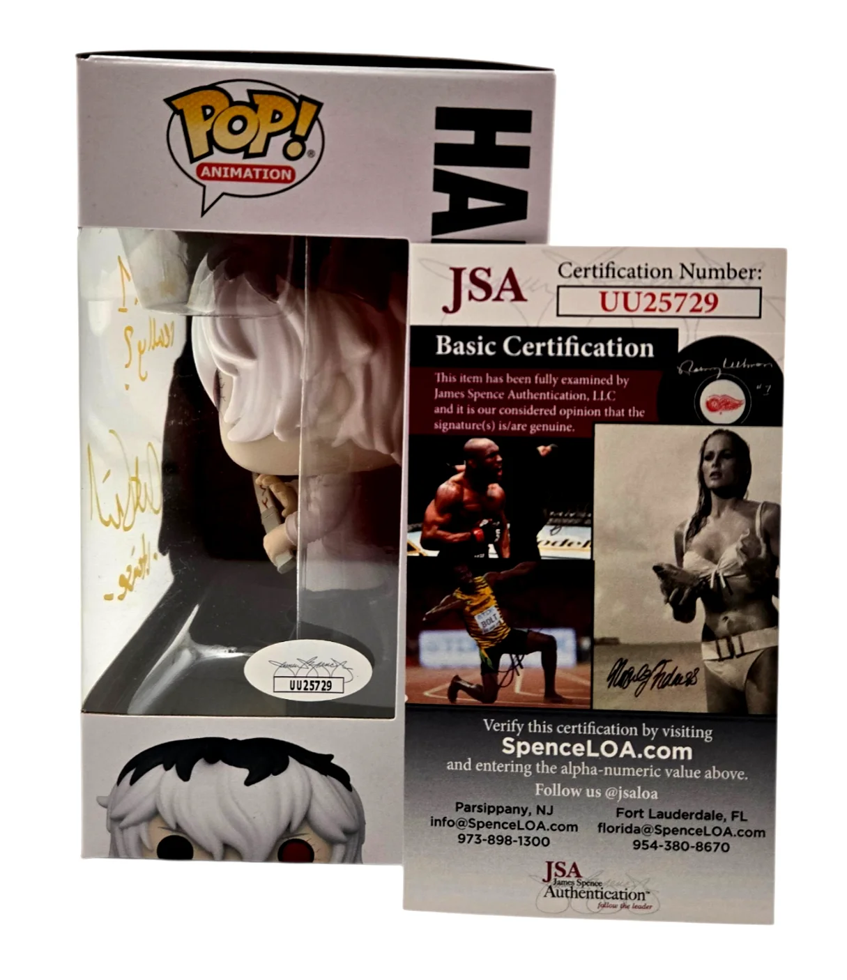 Austin Tindle — Haise Sasaki Signed Funko Pop Tokyo Ghoul Austin Tindle Autograph JSA COA 729, изображение 2