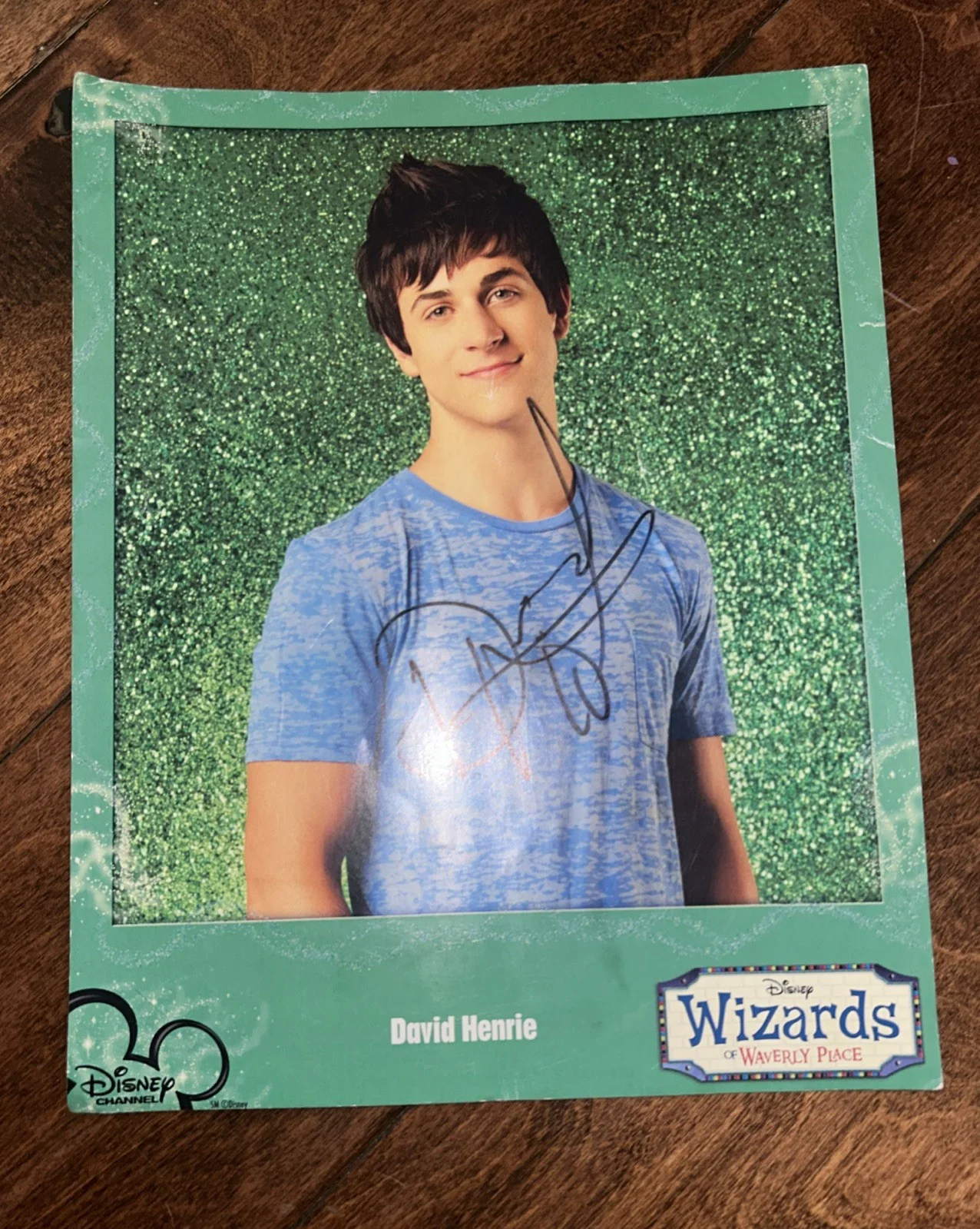 Wizards Of Waverly Place Cast — Wizards of Waverly Place David Henrie signed 8x10 photo & Selena Gomez & Jake T