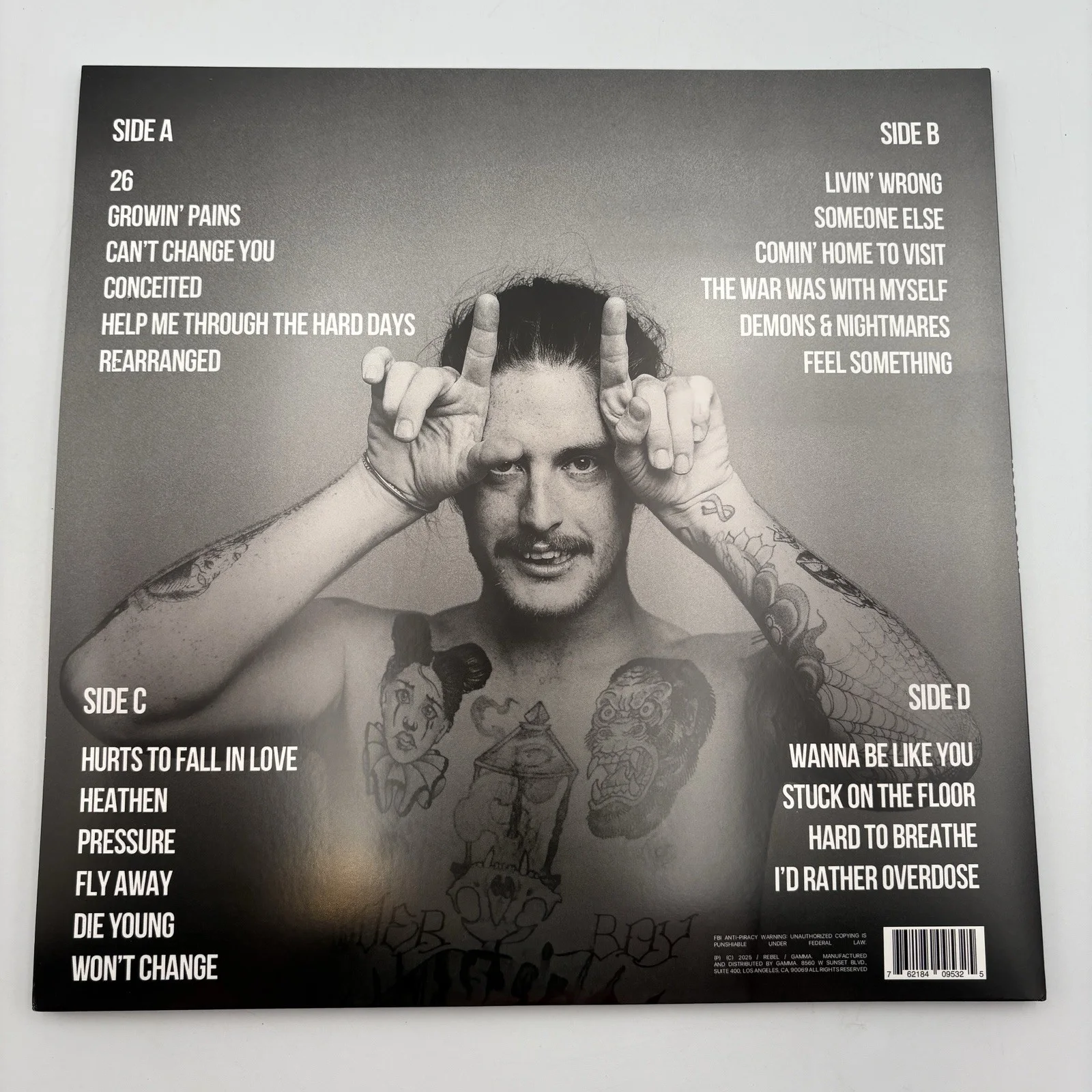 HONESTAV SIGNED HARA KIRI DELUXE VINYL RECORD AUTOGRAPHED, image 3