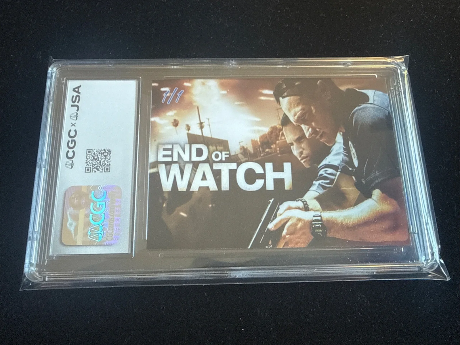 Jake Gyllenhaal signed Cut Custom Trading Card JSA CGC Slab Actor Auto C5991, image 2