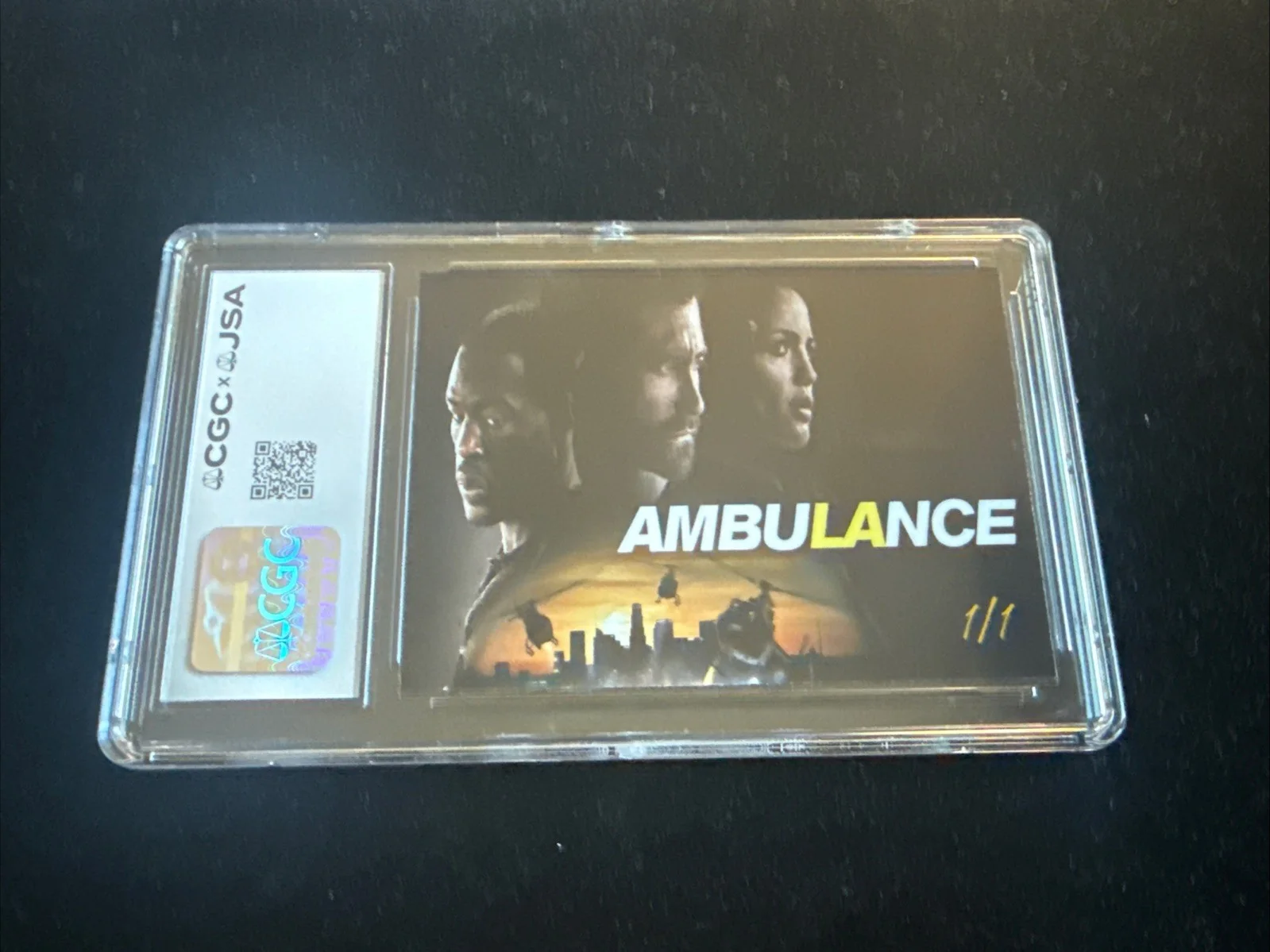 Jake Gyllenhaal サイン入りカットカスタムトレーディングカード JSA CGC スラブ俳優オート C5989, изображение 2