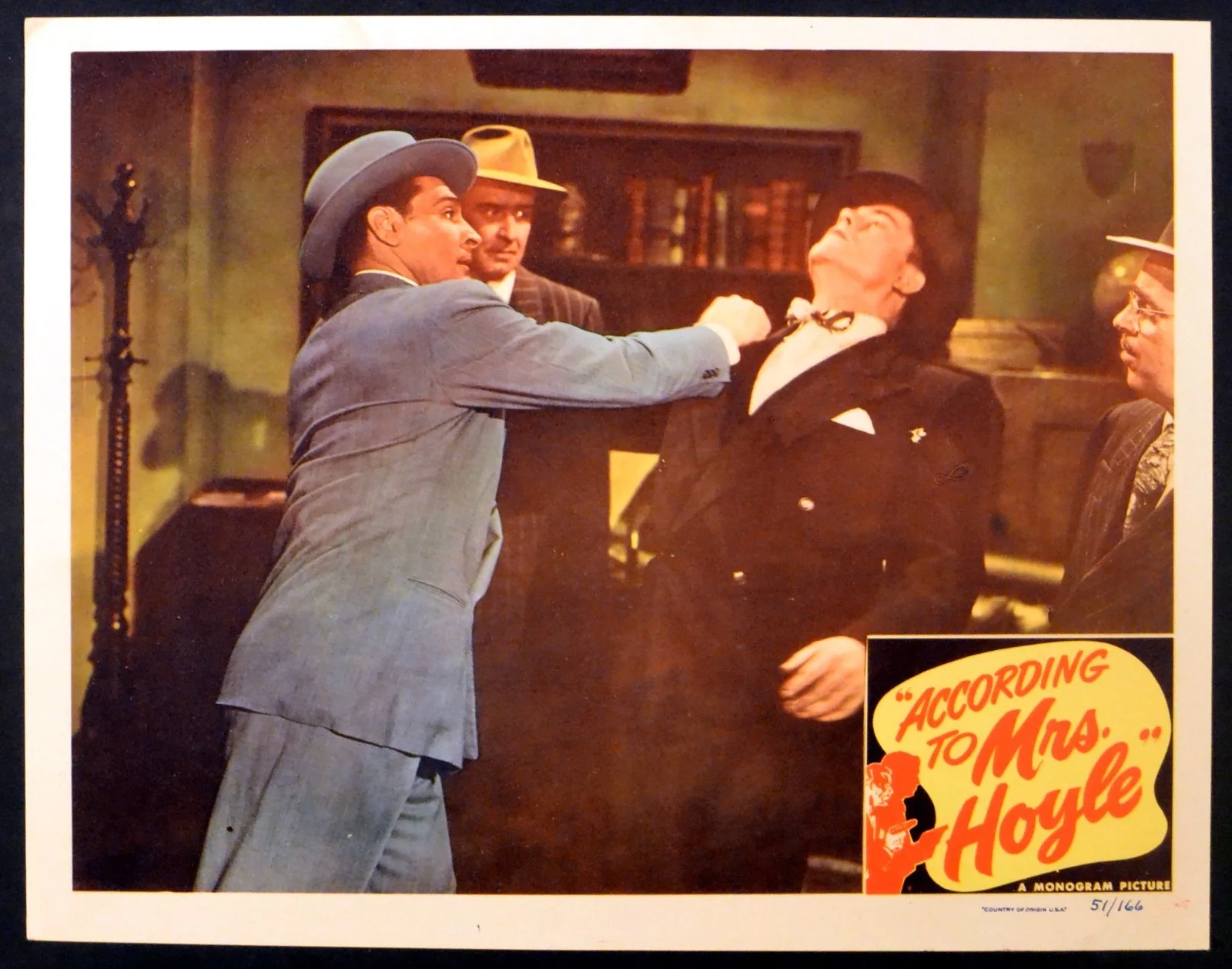 ACCORDING TO MRS HOYLE 1951 Spring Byington, Anthony Caruso 2 LOBBY CARDS, image 2