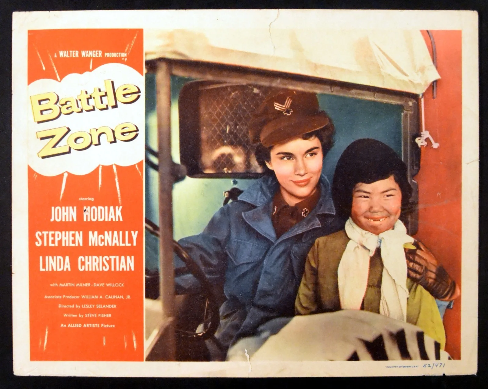 BATTLE ZONE 1952 Stephen McNally, John Hodiak - Korea 2 LOBBY CARDS, изображение 2