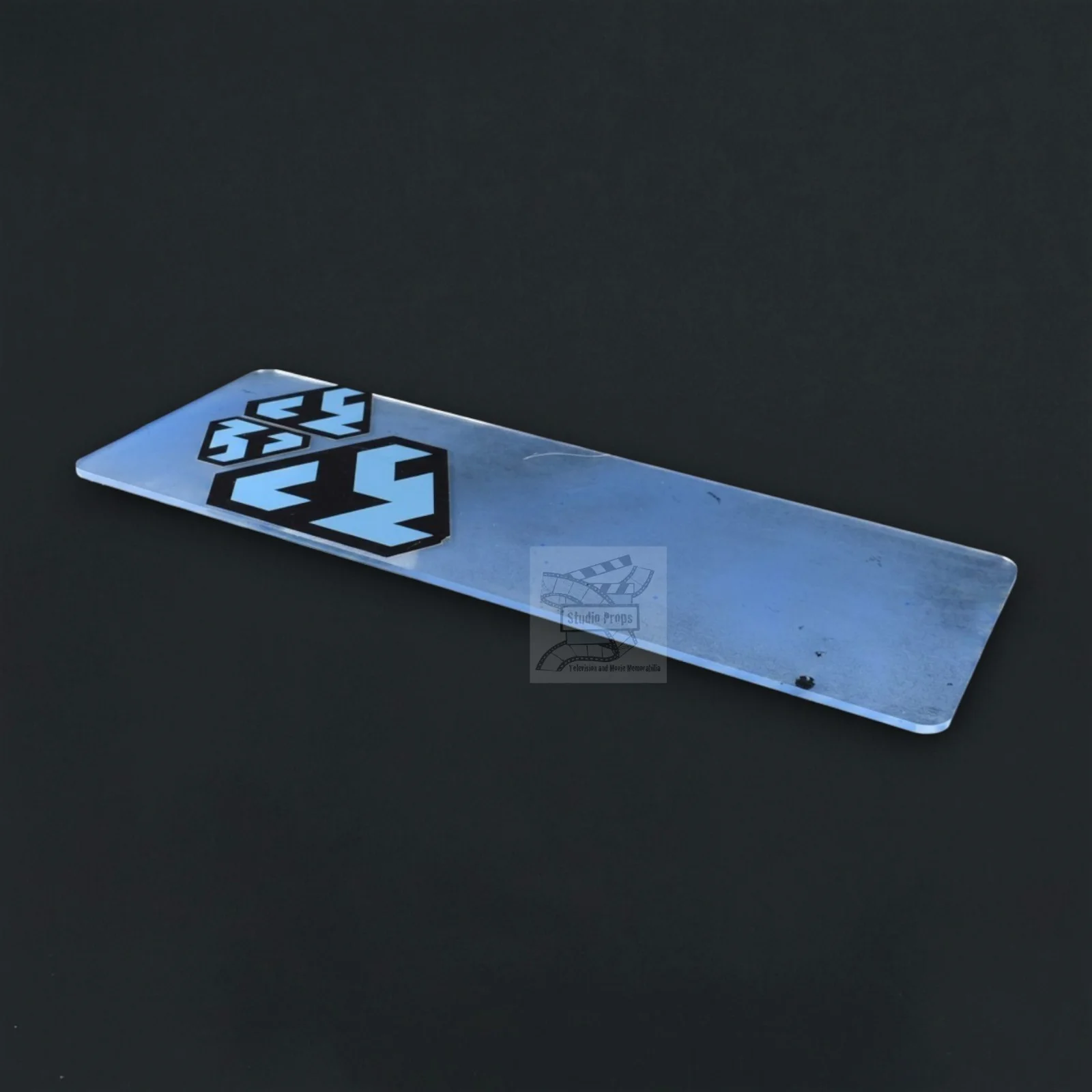Doctor Who: Ascension of the Cybermen Original BBC Cyber Ship Decal Panel Prop, image 2