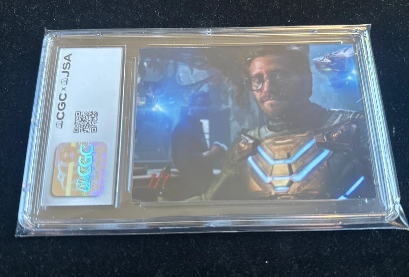 Jake Gyllenhaal signed Cut Custom Trading Card JSA CGC Slab Actor Auto C5992, image 2