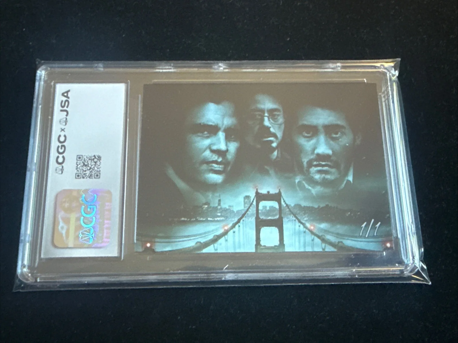 Jake Gyllenhaal signed Cut Custom Trading Card JSA CGC Slab Actor Auto C5990, image 2