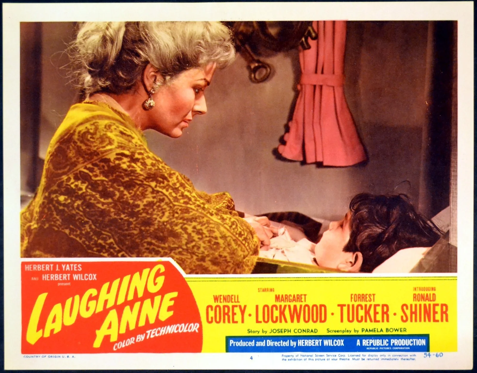 LAUGHING ANNE 1953 Margaret Lockwood, Forrest Tucker 3 LOBBY CARDS, изображение 2