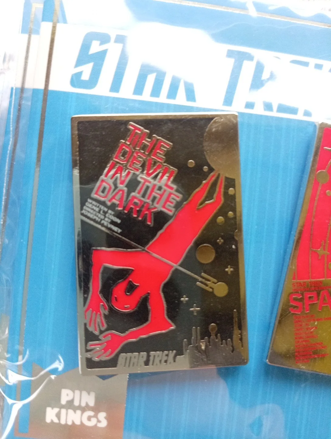 Pin Kings Star Trek Enamel Pin Badge Set 1.2 The Devil In The Dark & Space Seed, image 2