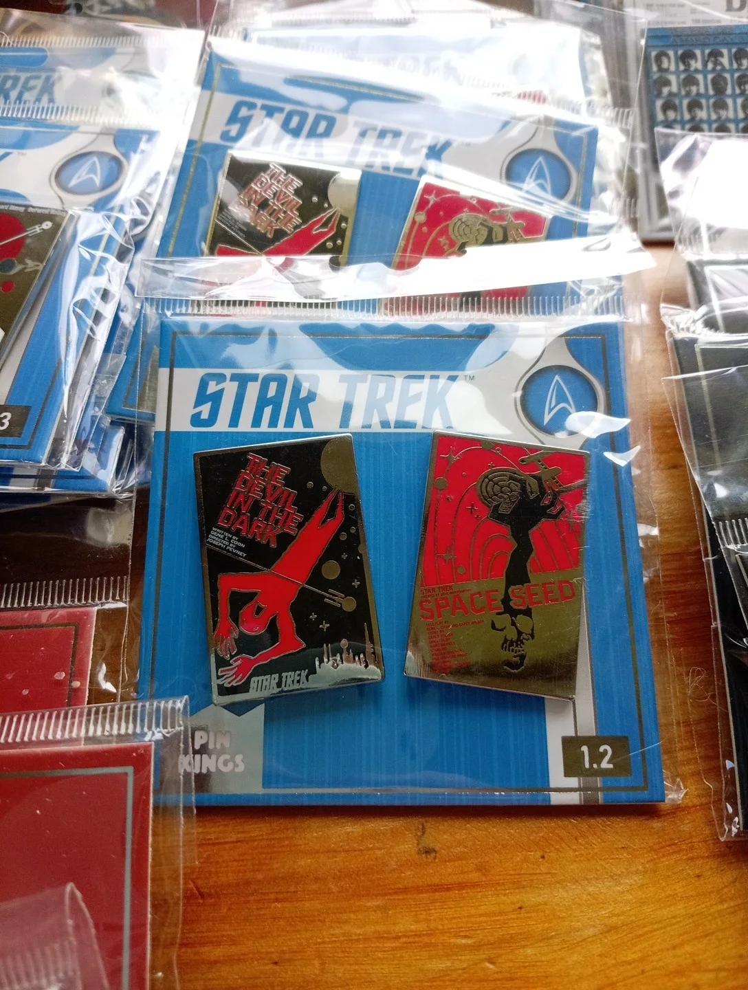 Pin Kings Star Trek Enamel Pin Badge Set 1.2 The Devil In The Dark & Space Seed, image 4