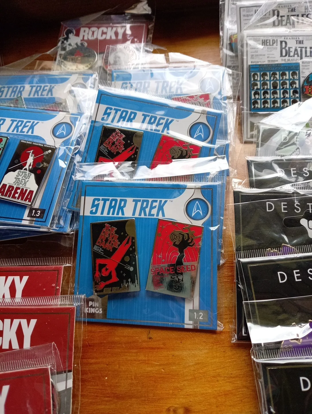 Pin Kings Star Trek Enamel Pin Badge Set 1.2 The Devil In The Dark & Space Seed, image 5