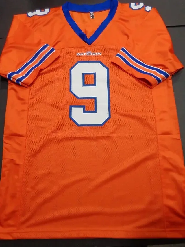 Adam Sandler — Adam Sandler Bobby Boucher The Waterboy Autographed Custom Football Style Jersey, изображение 2