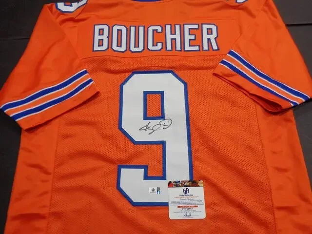 Adam Sandler — Adam Sandler Bobby Boucher The Waterboy Autographed Custom Football Style Jersey, изображение 3