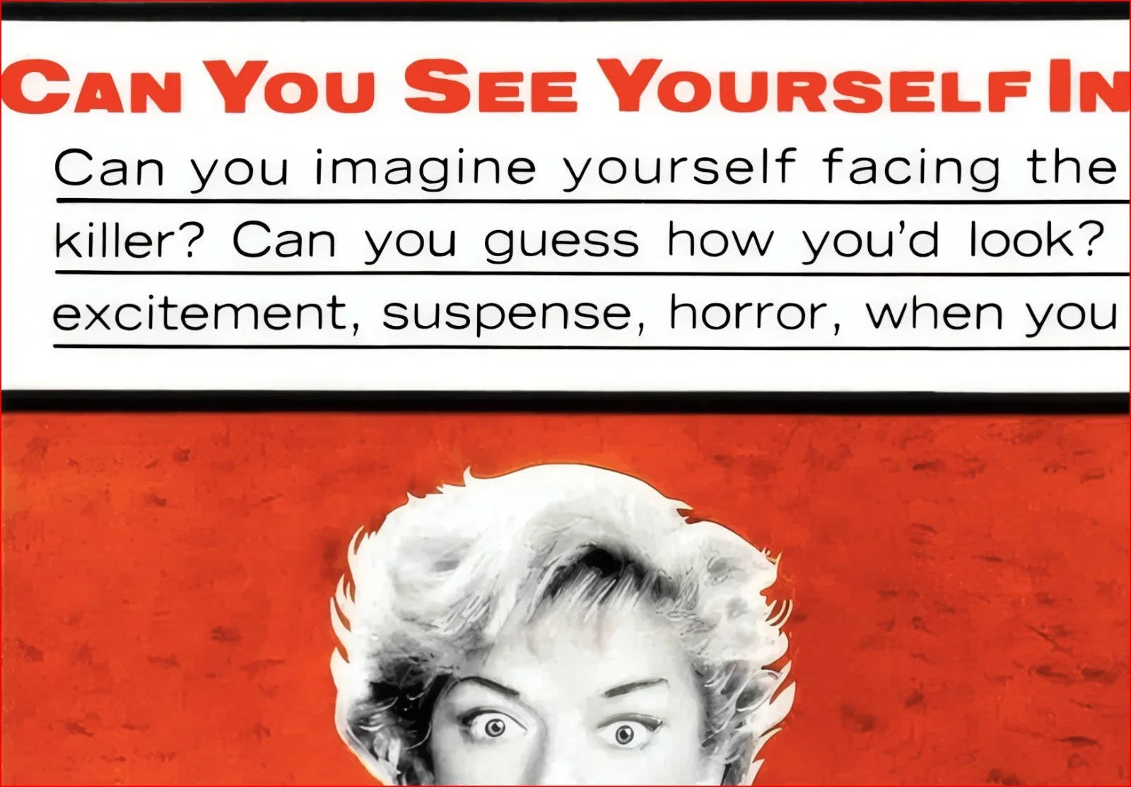 Peeping Tom - 1960 Avant Garde Horror Restored 27.2" x 41" US One Sheet Poster, изображение 4