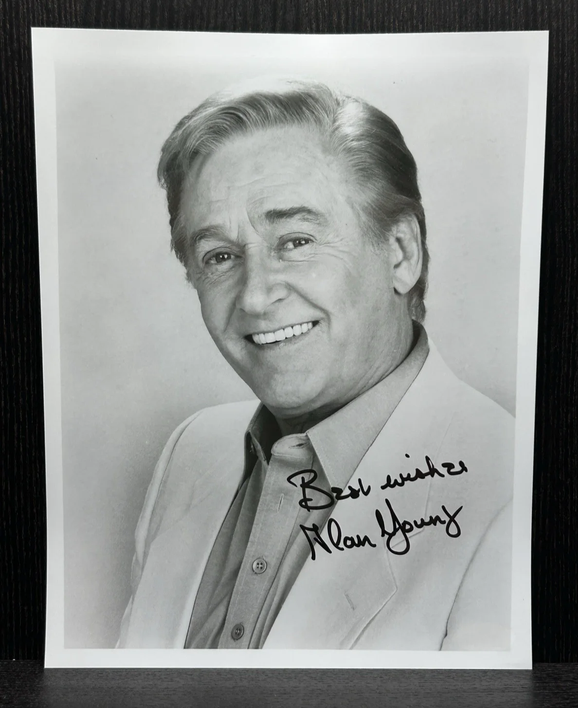 Alan Young — ALAN YOUNG SIGNED 8x10 PHOTO Original TV Celebrity Autograph JSA Certified MR ED, image 2