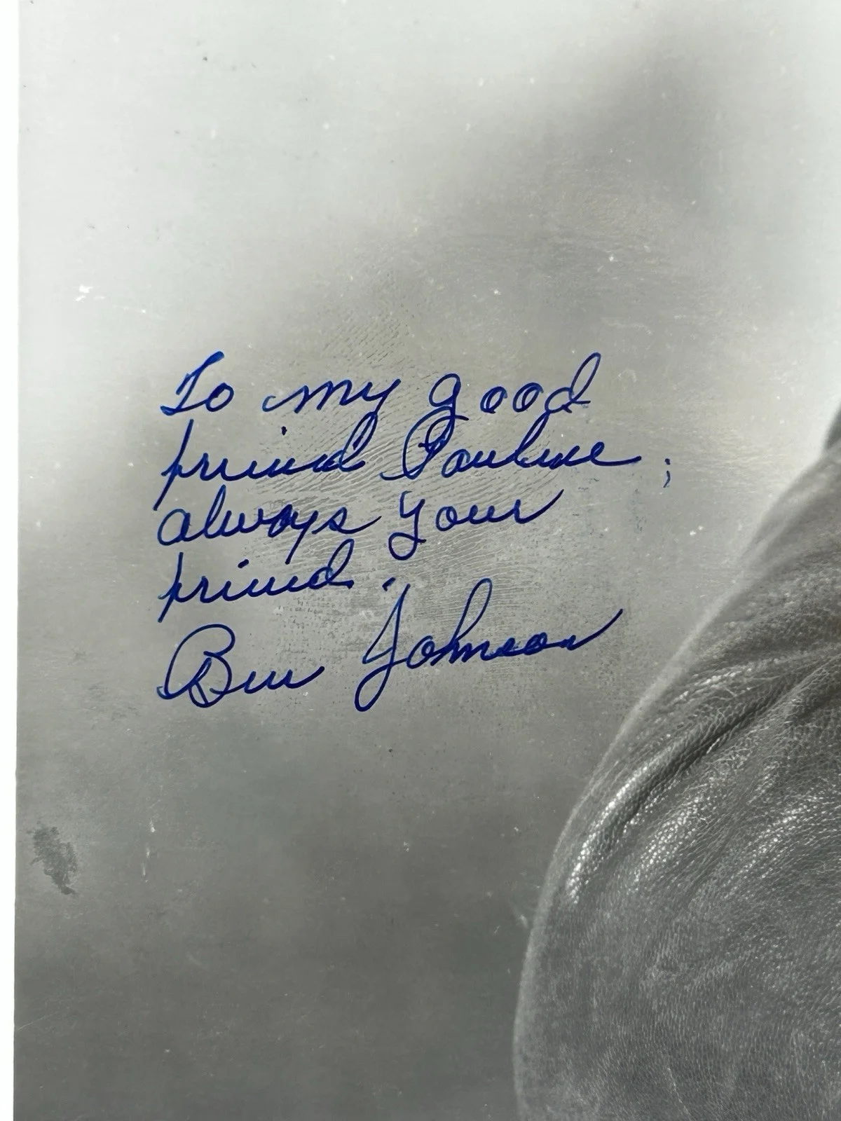 Ben Johnson — BEN JOHNSON SIGNED PHOTO Original Autograph JSA COA Academy Award Winning Actor, изображение 3