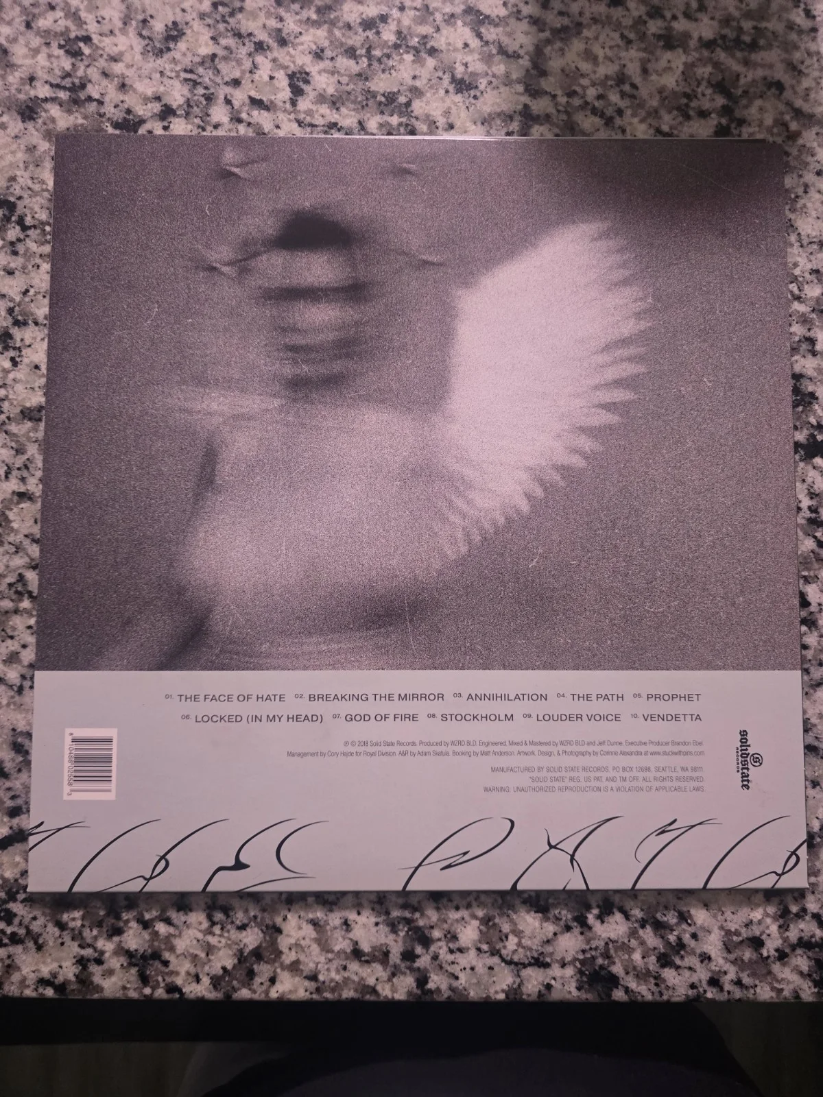 Autographed Fit For A King Vinyl Album with Signed Cover and Light Green Vinyl, изображение 2
