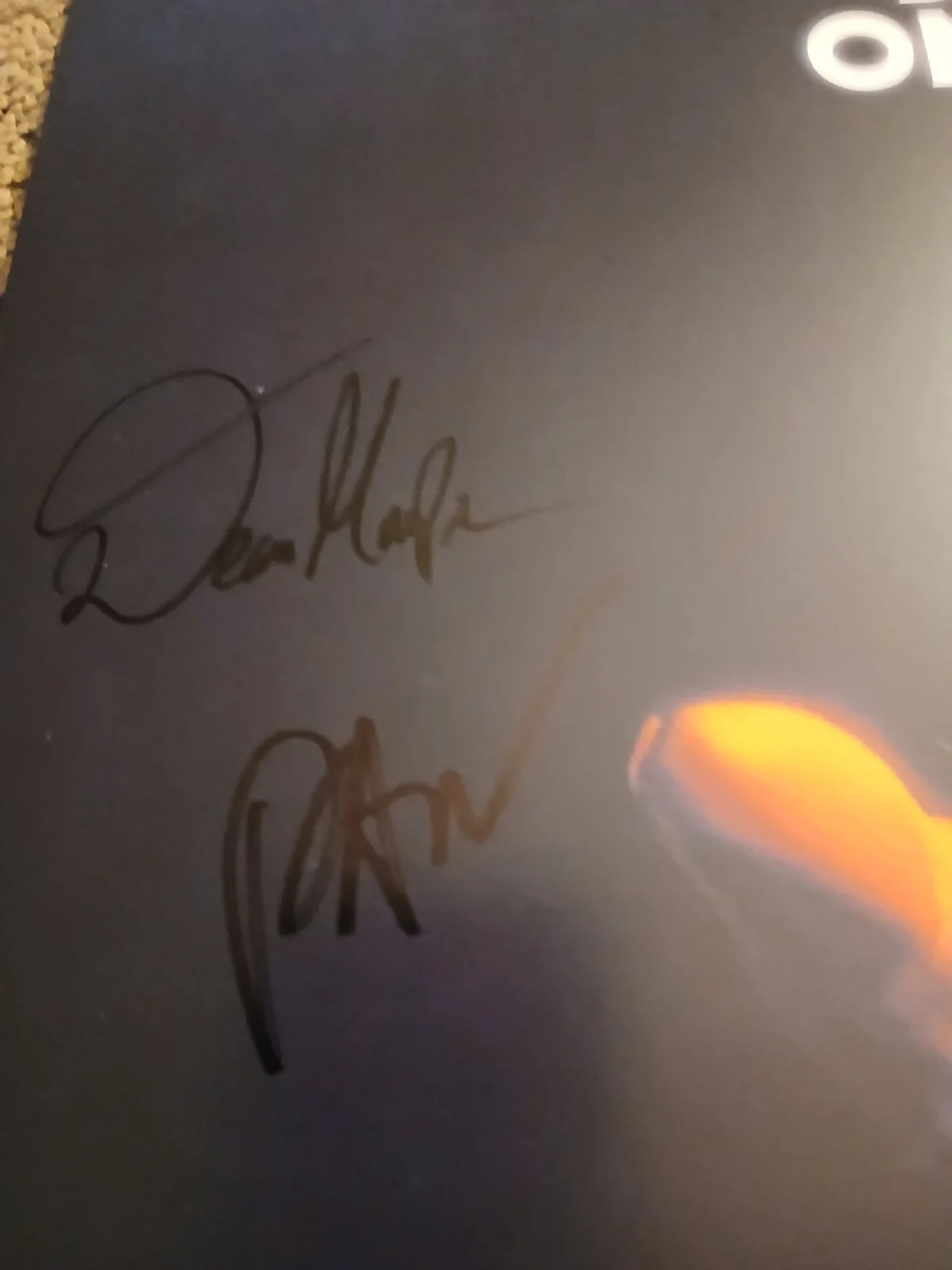 7 Cast Members — The Lost Boys Broadway Cast autographed 14x22 Windowcard with 7 signatures, image 2