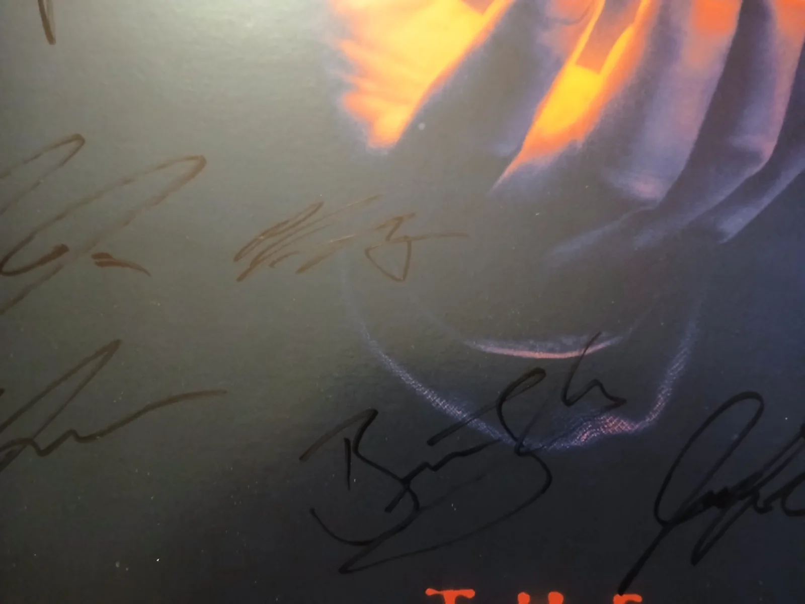 7 Cast Members — The Lost Boys Broadway Cast autographed 14x22 Windowcard with 7 signatures, image 5