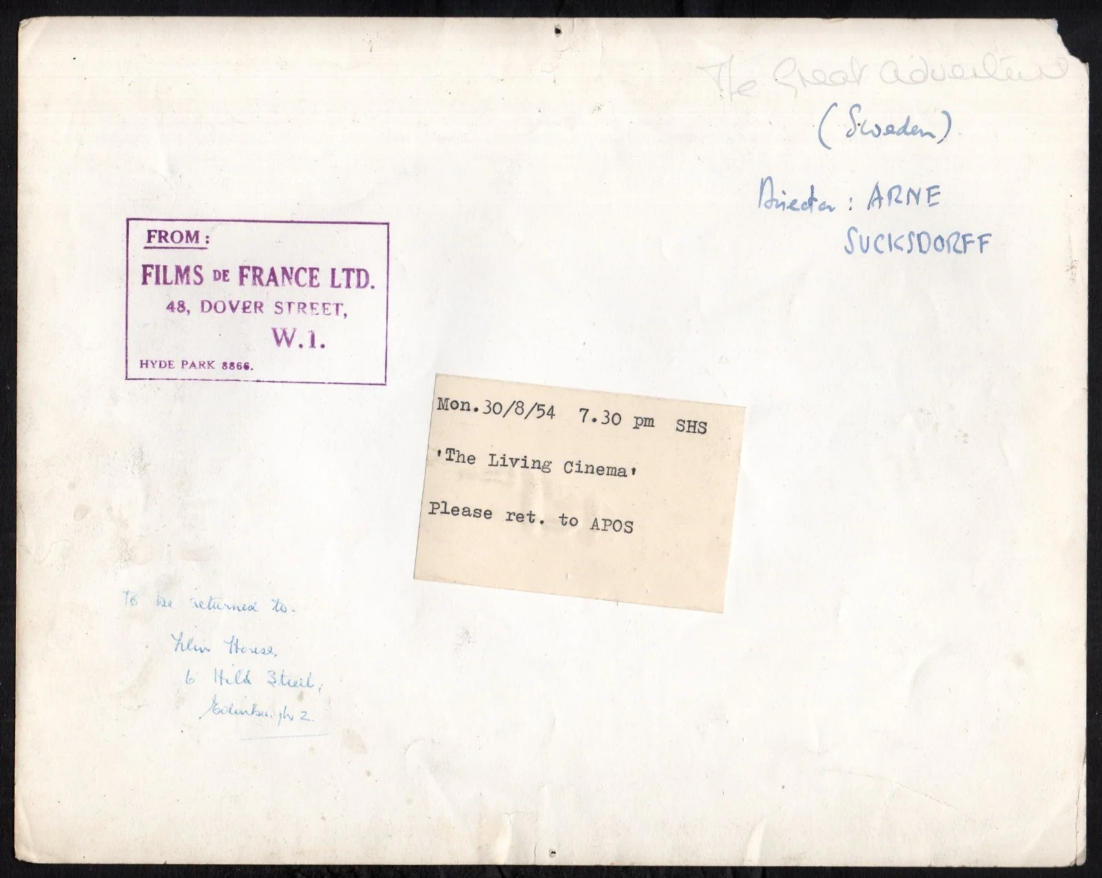 GREAT ADVENTURE 1953 Arne Sucksdorff 10x8 STILL, изображение 2