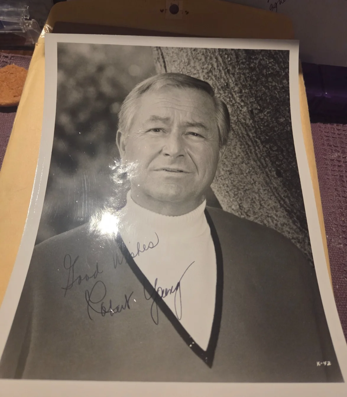 Robert Young — Robert Young 8x10 Signed Photo Autographed Actor Father Knows Best Marcus Welby, изображение 2