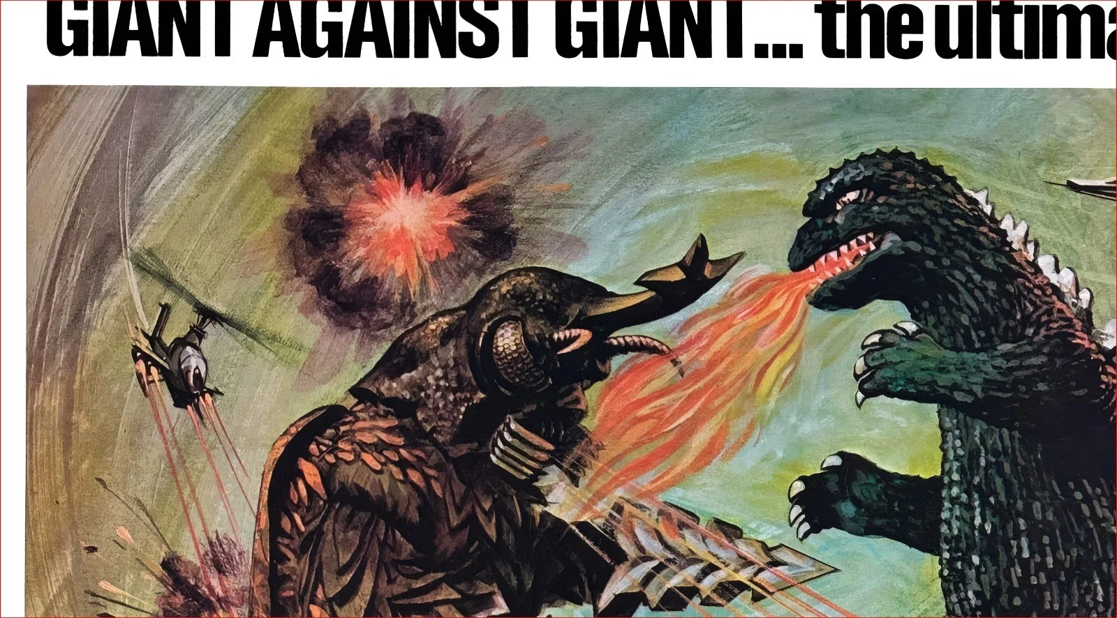 Godzilla vs. Megalon - 1973 Monster Restored 27.2" x 41" US One Sheet Poster, image 4