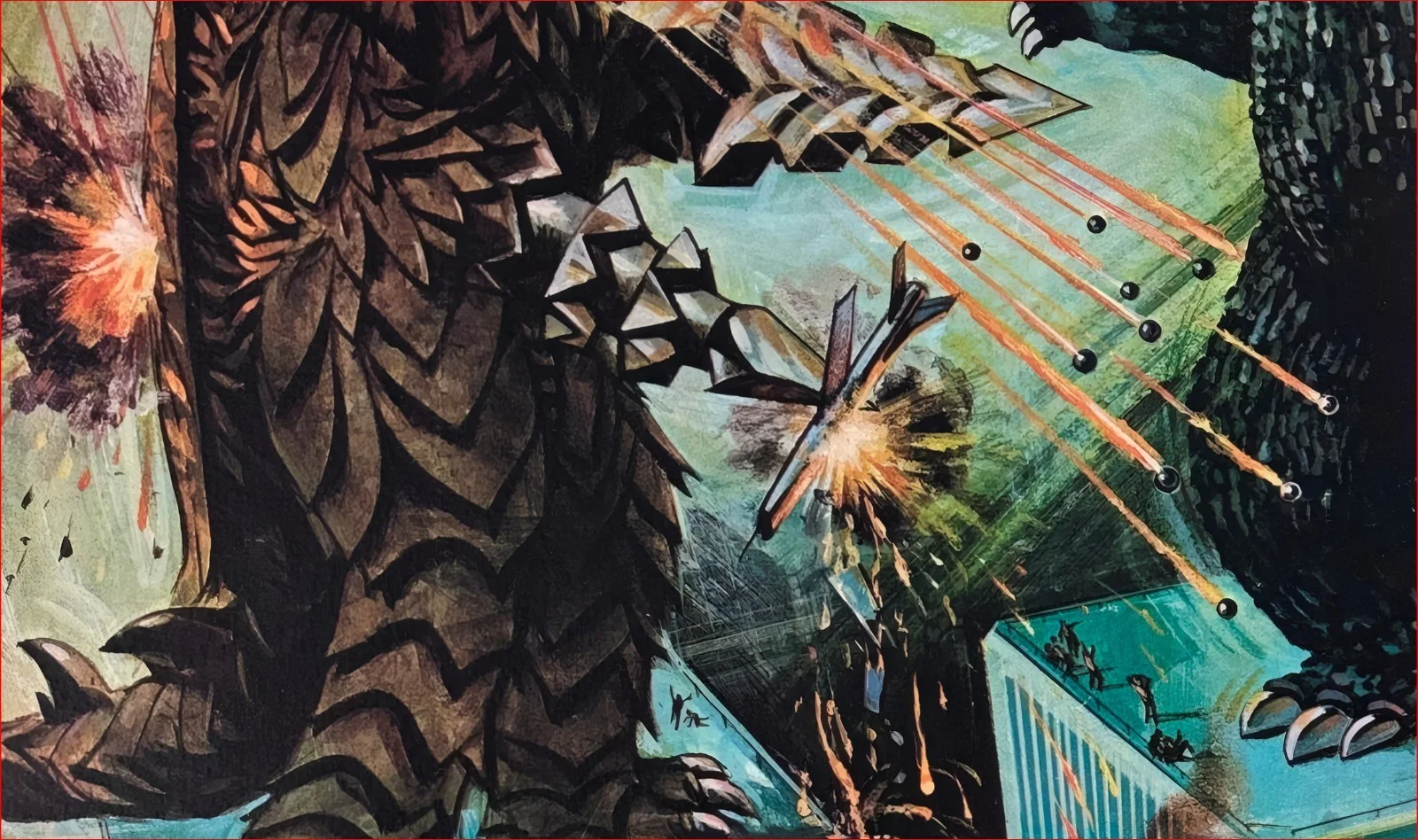 Godzilla vs. Megalon - 1973 Monster Restored 27.2" x 41" US One Sheet Poster, image 5