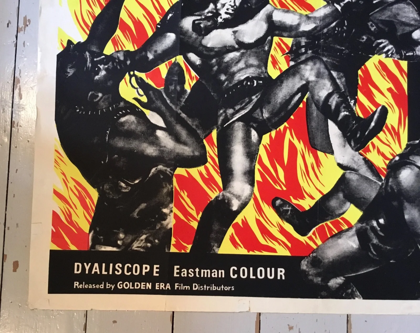 Ursus In The Land Of Fire 1963 Original UK Quad Poster RARE, изображение 3