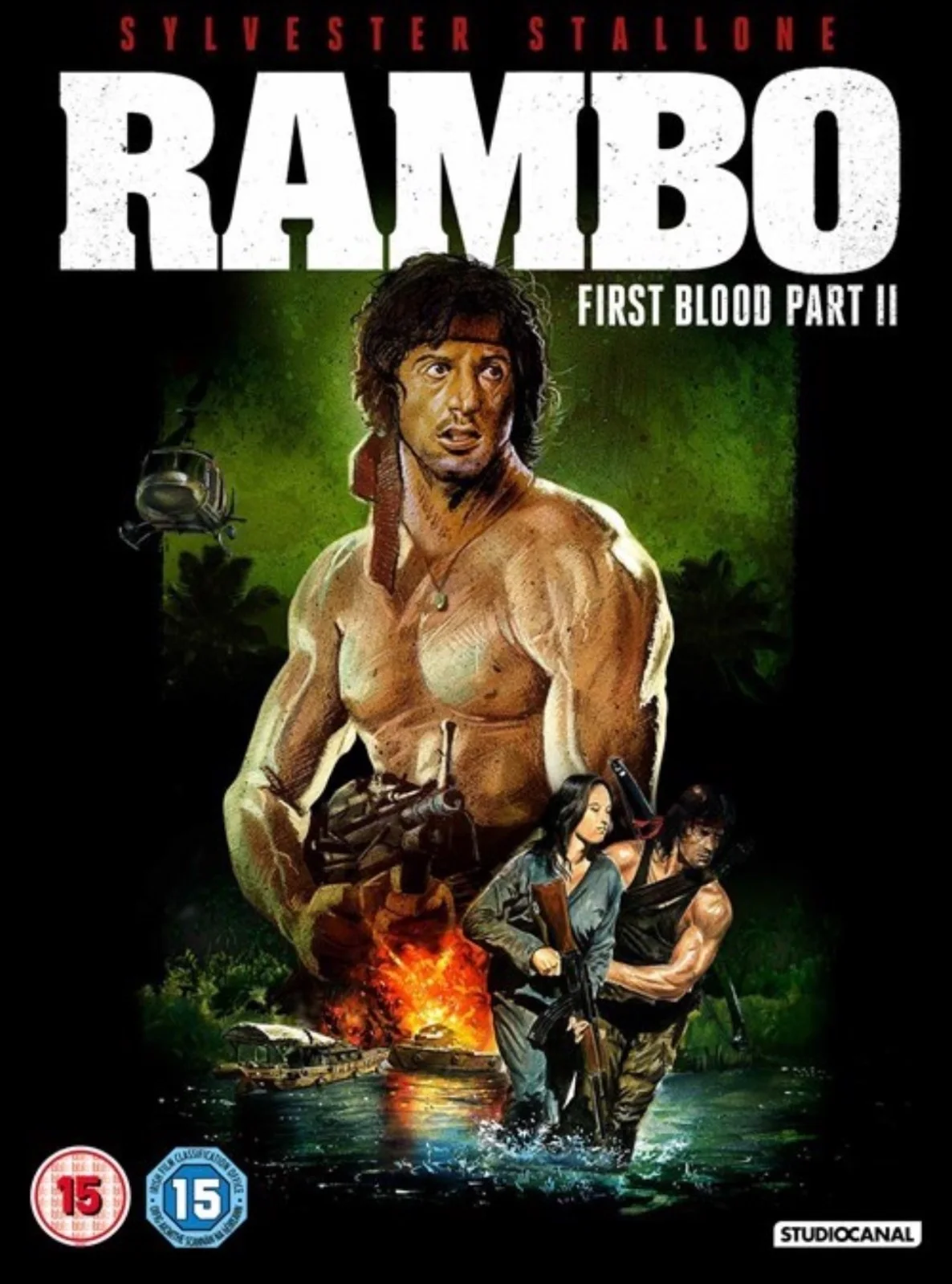 Rambo: First Blood Part II (1985) Very Rare Unmounted Genuine 35mm Film Cells, изображение 2