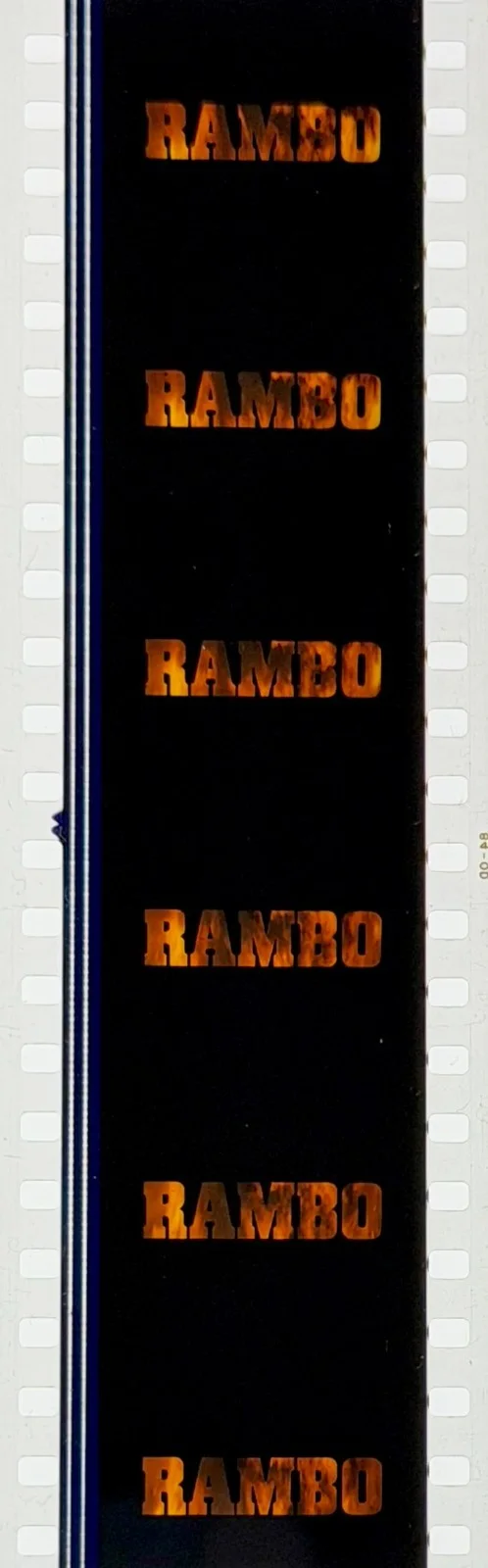 Rambo: First Blood Part II (1985) Very Rare Unmounted Genuine 35mm Film Cells, изображение 3