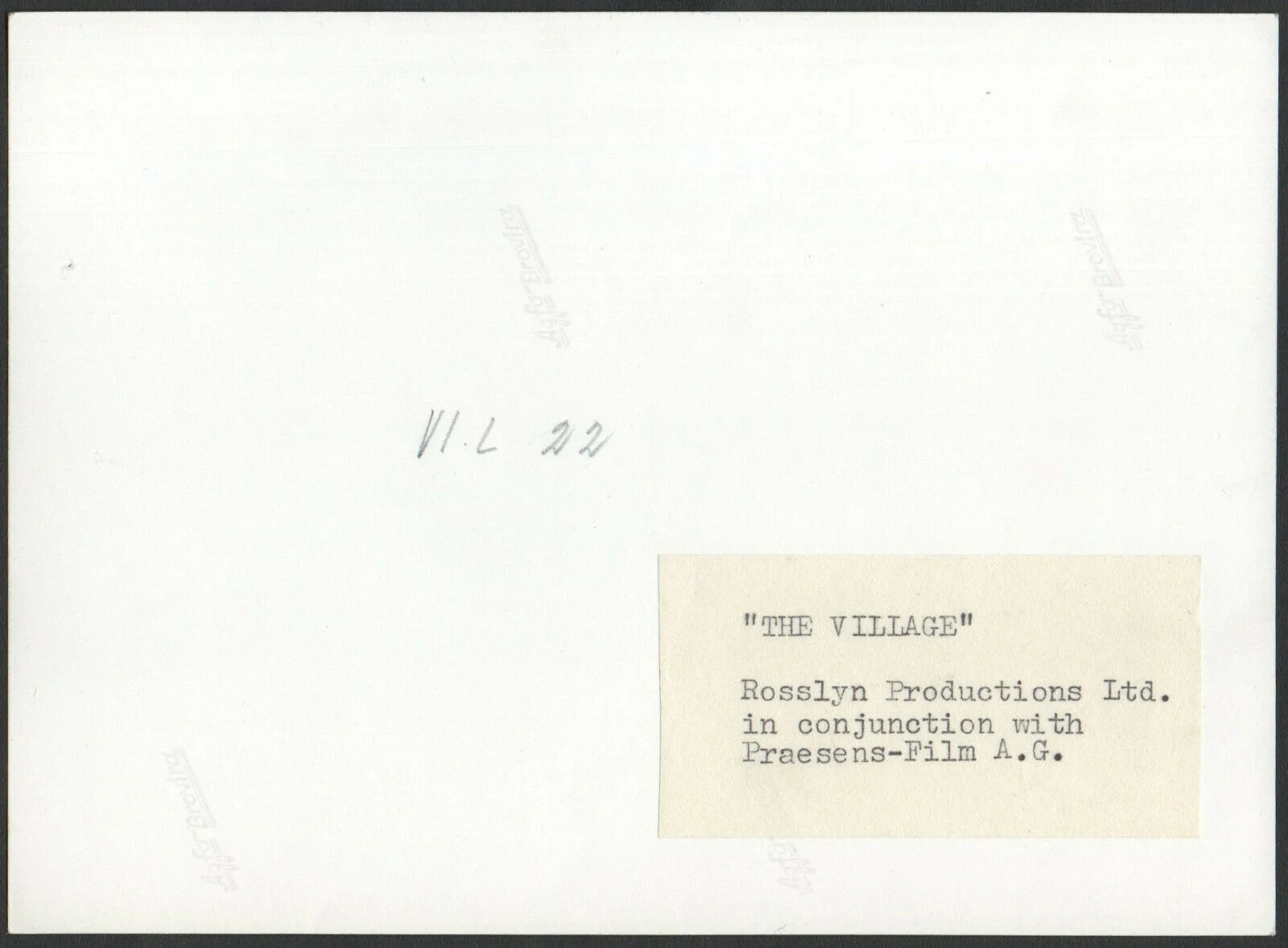 VILLAGE 1953 Leopold Lindtberg, John Justin STILL #10, изображение 2